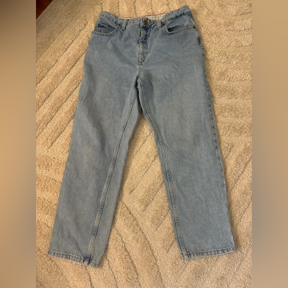 Vintage Lands’ End Light Wash Jeans, Size 10